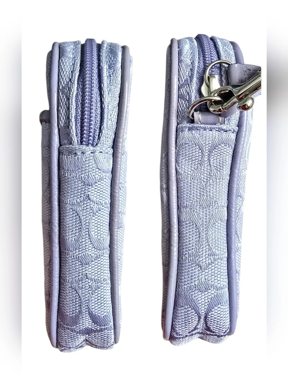 NWOT Coach Y2K Signature Lilac Digital Camera Wristlet Pouch - Picture 6 of 8